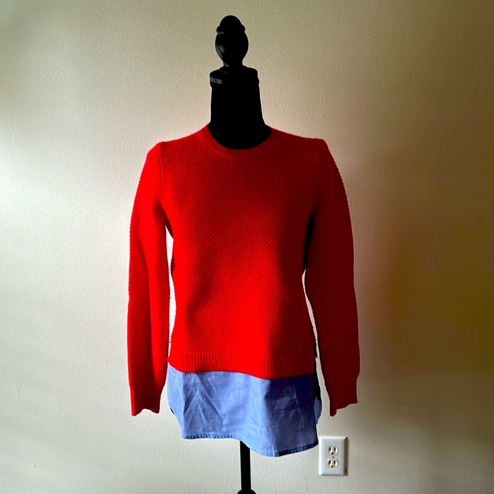 J Crew Red sweater